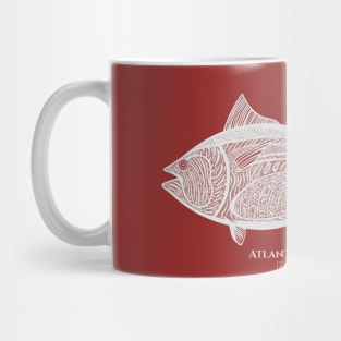 Bluefin Tuna Fish with Common and Latin Names Mug